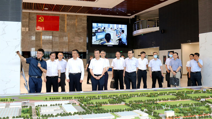 省委常委、副省長王健來集團調研沈陽航空動力產業園項目